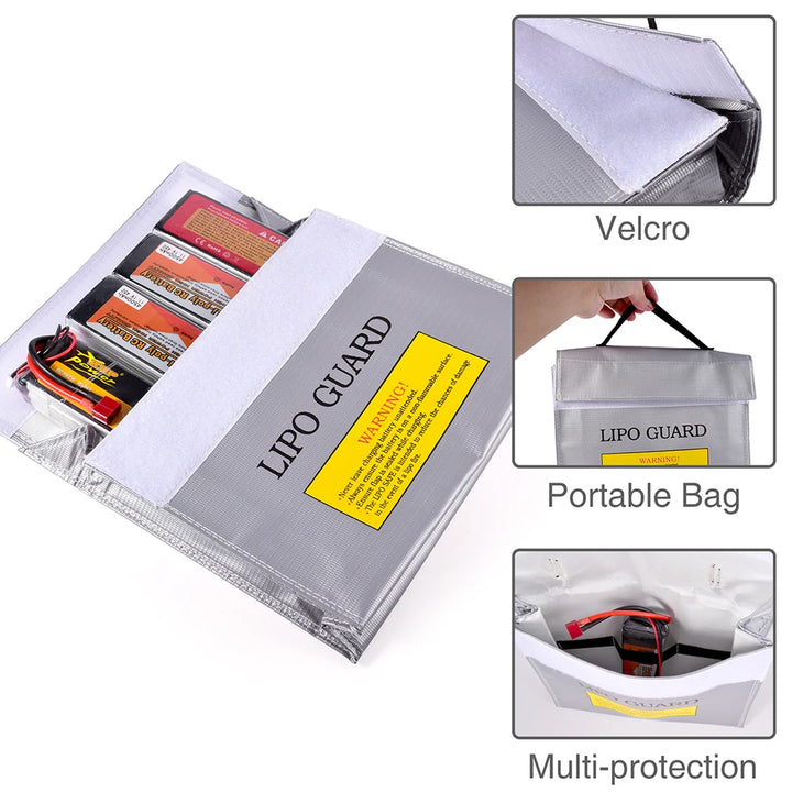 Lipo Guard Safety Bag Fireproof Explosion-Proof Portable Lipo Safety