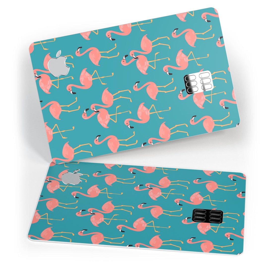 Tropical Flamingo v2 - Premium Protective Decal Skin-Kit for the Apple