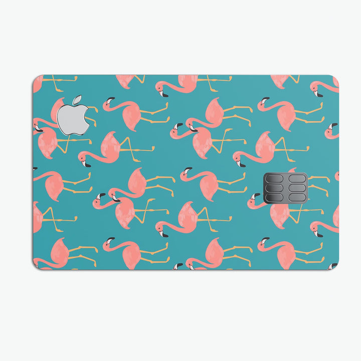 Tropical Flamingo v2 - Premium Protective Decal Skin-Kit for the Apple