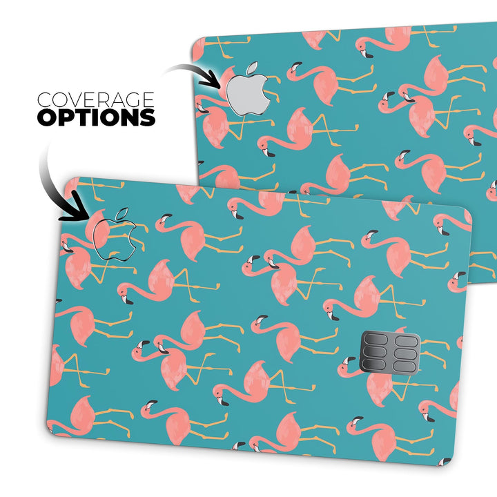 Tropical Flamingo v2 - Premium Protective Decal Skin-Kit for the Apple