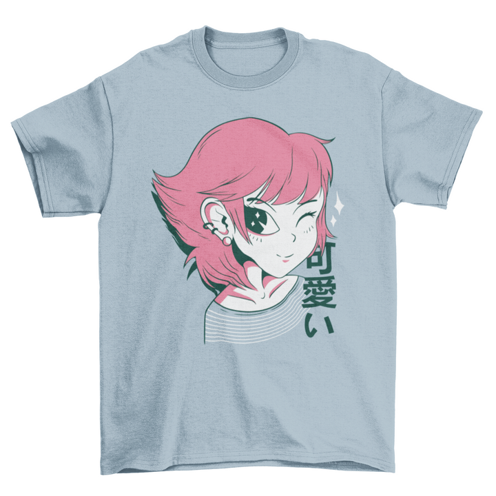 Kawaii anime girl t-shirt