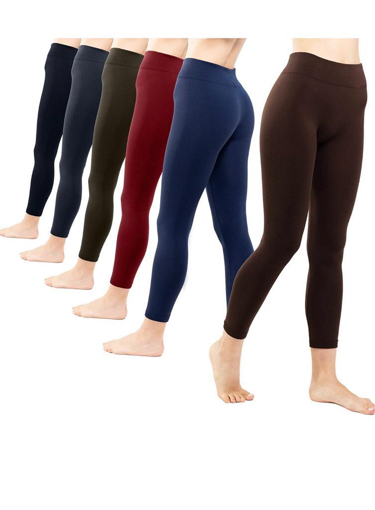 Hot! Women’s Extra Fleece Leggings High Waist Soft Stretchy Warm