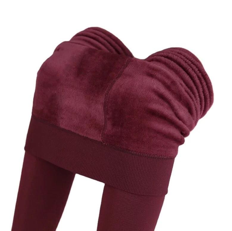 Hot! Women’s Extra Fleece Leggings High Waist Soft Stretchy Warm