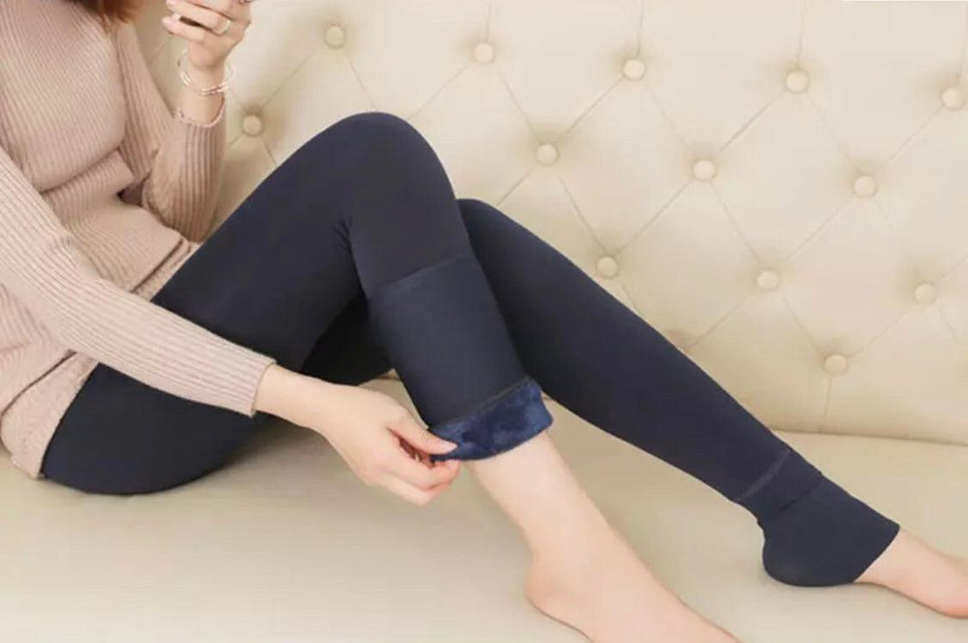 Hot! Women’s Extra Fleece Leggings High Waist Soft Stretchy Warm