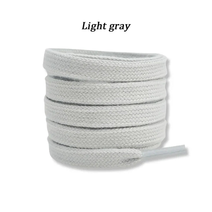 New Flat Cotton Shoelaces for Sneakers AF1 AJ1 Shoelace High-top Canvas Casual Shoe Laces No Elasticity Shoestrings Men Women