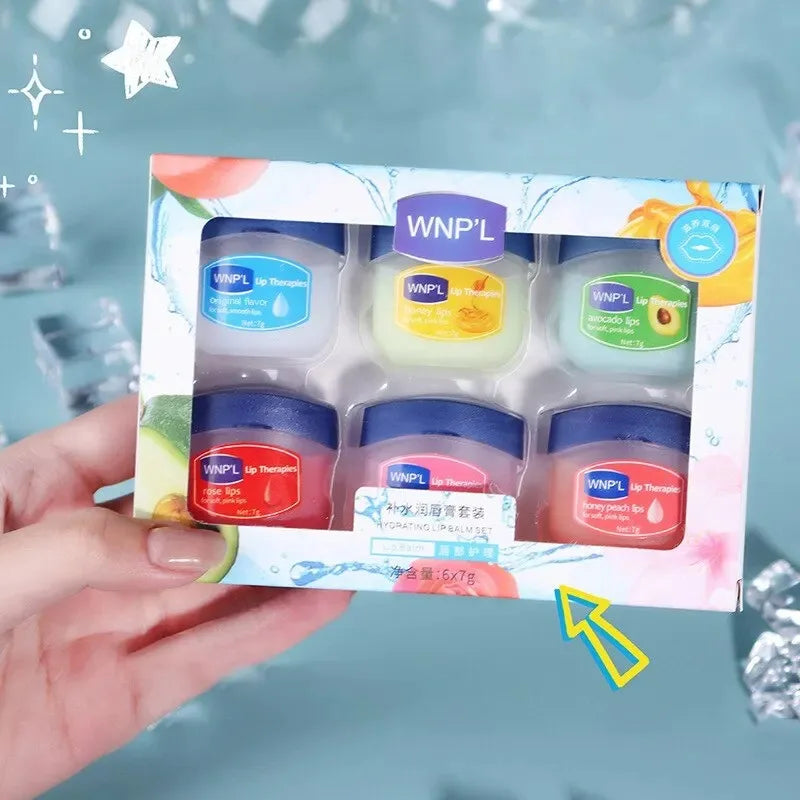 4pcs/box Natural Plant Lip Balm Moisturizing Plump Lips Lipsticks Makeup Base Anti-Cracking Lips Oil Lip Plumper Skin Care