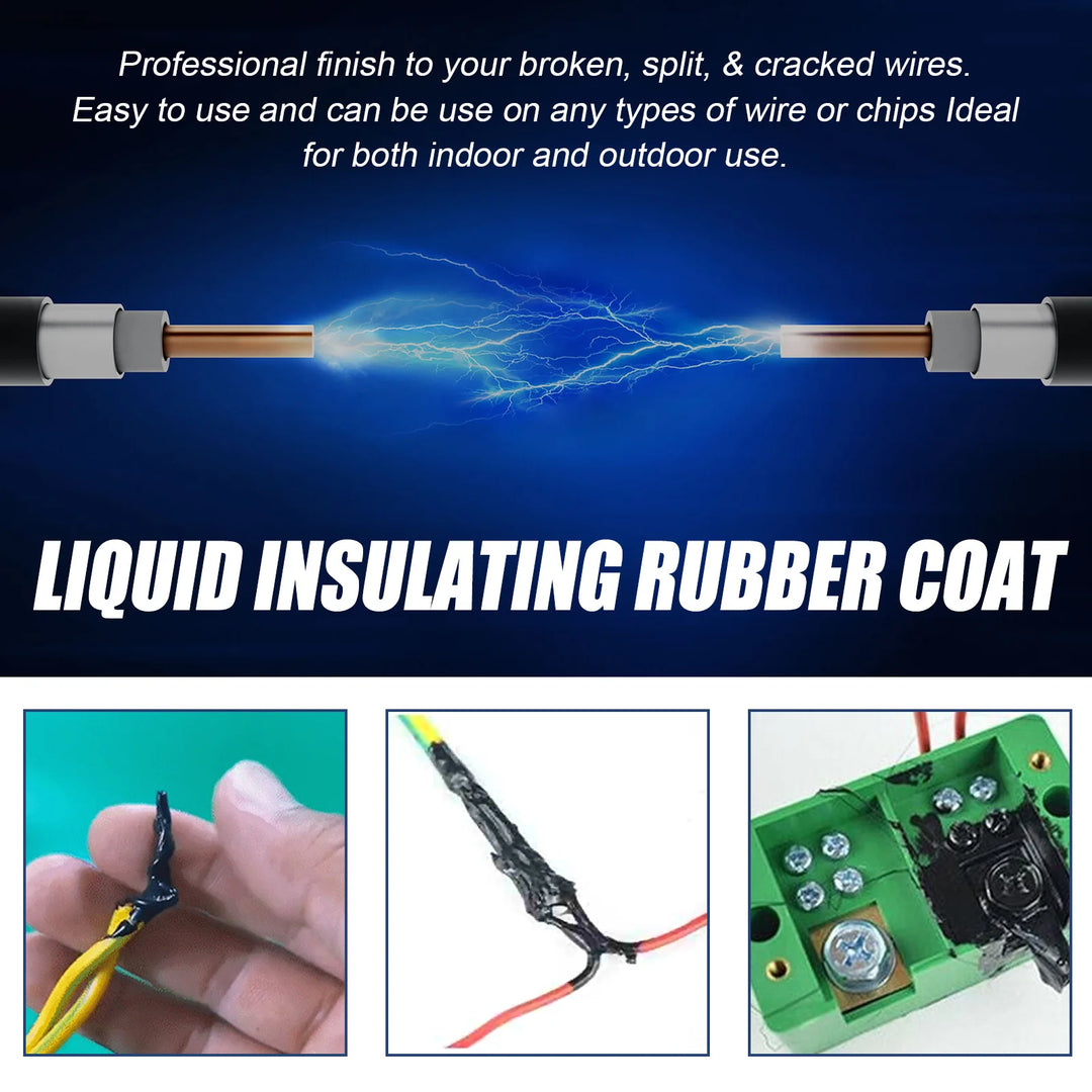 50/30ml Liquid Insulating Tape Repair Rubber Electrical Wire Cable Coat Fix Line Glue Wide Range Liquid Insulation Paste