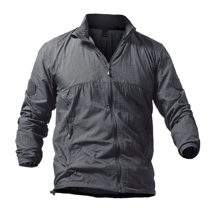 Outdoor Jacket For Men Quick Dry Tactic Skin Jacket Men Sunscreen Clothing Hooded Camouflage Ultra Light Thin Windbreaker Jacket