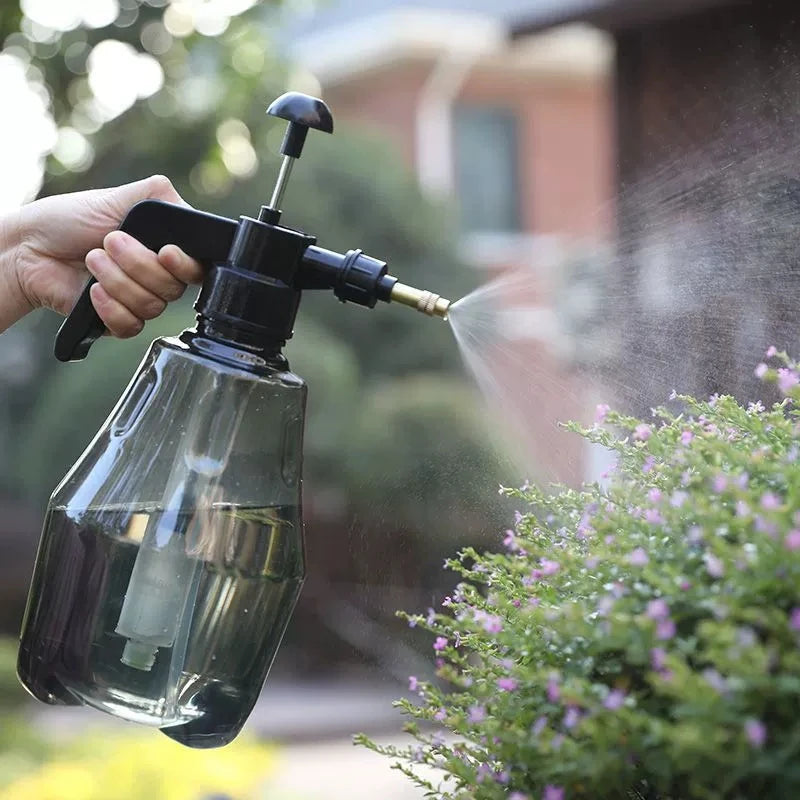 Versatile 50.72oz Garden Watering Can with Adjustable Nozzle - Durable, Easy-to-Use Pressure Sprayer for Plants & Disinfection