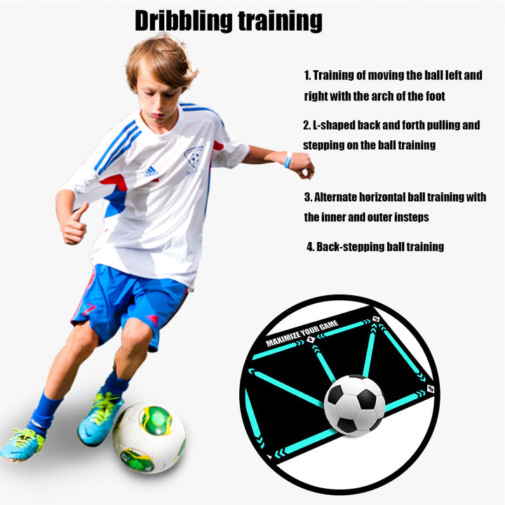 Indoor Football Training Mat Skill Lifting Practice Mat