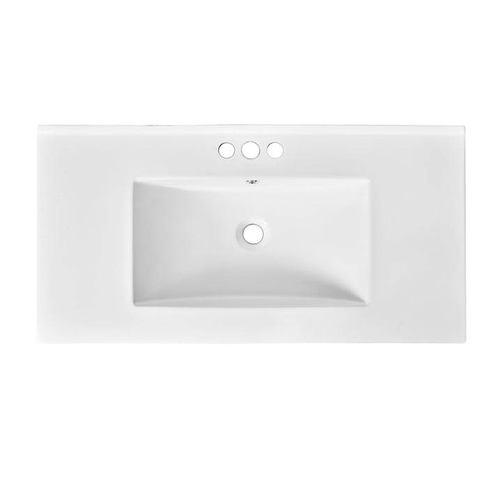 36'' Bathroom Vanity with Top Sink, Modern Bathroom Storage Cabinet
