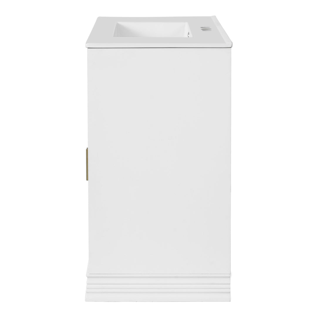 36' Luxurious Bathroom Vanity with Ceramic Sink, Bathroom Vanities
