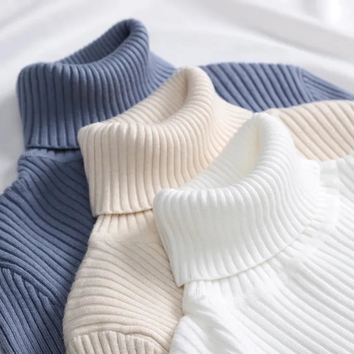 2025 Women Turtleneck Sweater Knitted Soft Pullovers Cashmere Jumpers Basic Solid Soft Sweaters Women Autumn Winter Casual Top