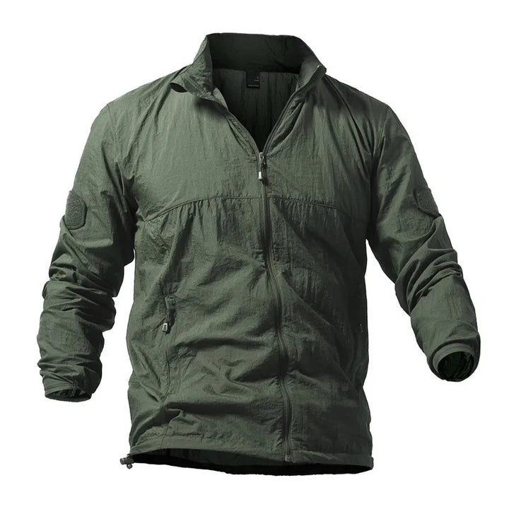 Outdoor Jacket For Men Quick Dry Tactic Skin Jacket Men Sunscreen Clothing Hooded Camouflage Ultra Light Thin Windbreaker Jacket