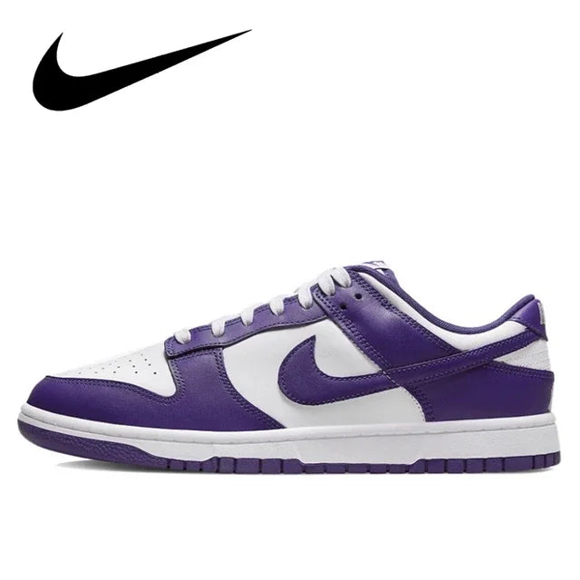 Nike Dunk Low Men Women Casual Skateboard Shoes Classics Black White Panda Genuine Non-slip Comfortable Sb Running Sneakers