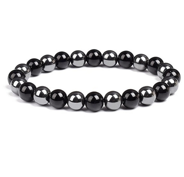 Man Bracelets Magnetic Hematite Tiger Eye Black Obisidian Triple Protection Health Care Women's Bracelet Weight Loss JewelryGift