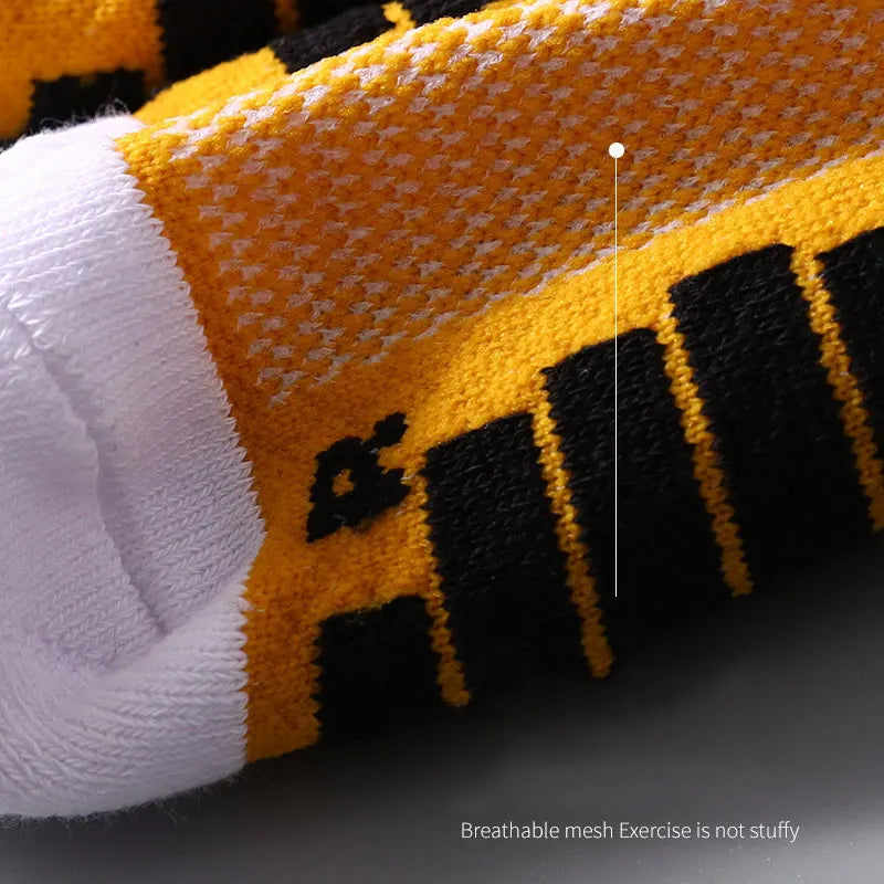Elite Sport Cycling Basketball Socks Compression Running Man Black Trend Breathable Long Hiking Damping Athletic Professional