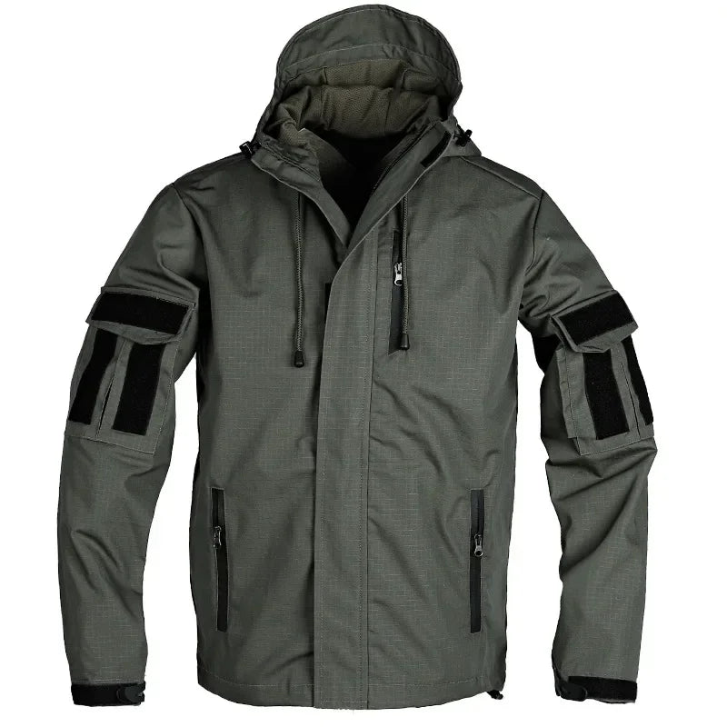 SP2 Assault 2.0 Combat Coat Spring Autumn Men Loose Windproof  Wear Resistant Tactical Top Outdoor Hooded Multi-pocket Uniform