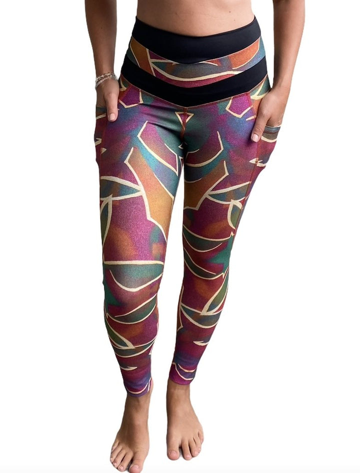 Jungle Yoga Leggings with Pockets (Full Print)