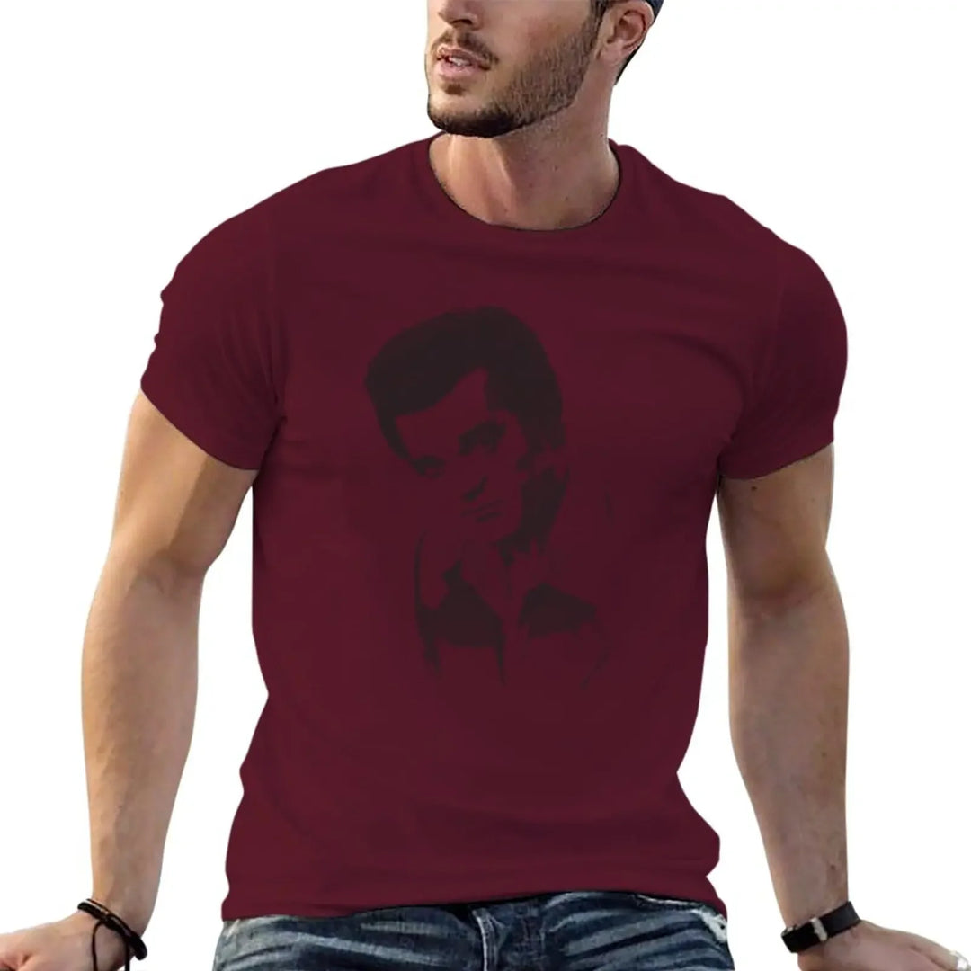 New Conway Twitty Halftone T-Shirt hippie clothes Tee shirt custom t shirts sports fan t-shirts workout shirts for men