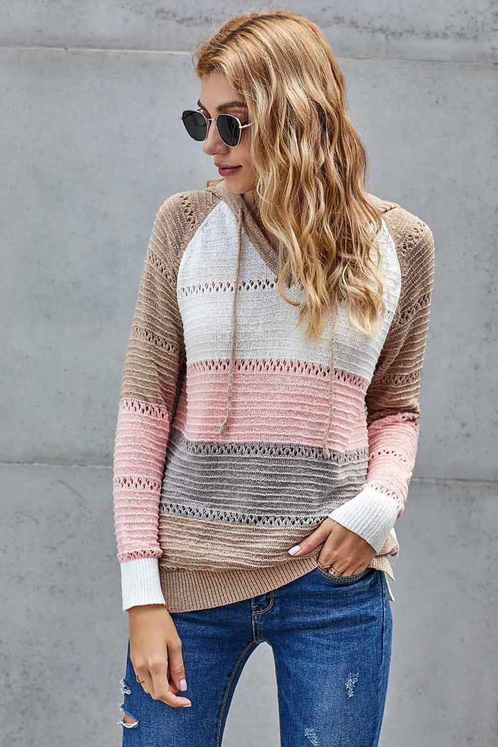 Beach Bonfire Knitted Hoodie