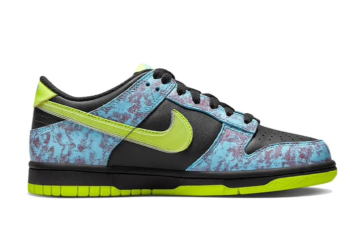 Nike Dunk Low SE Acid Wash Baltic Blue Volt GS Sneakers shoes With Original Box