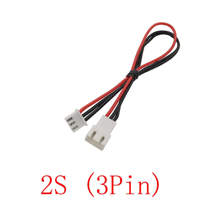 5Pcs/lot JST XH 2.54mm Pitch 2/3/4/5/6/7S 22AWG Silicone Wire Lipo Balance Wires Extension Cable Connector XH2.54 Male to Female