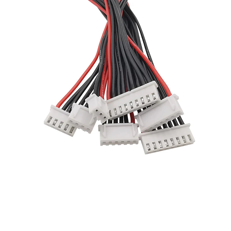 5Pcs/lot JST XH 2.54mm Pitch 2/3/4/5/6/7S 22AWG Silicone Wire Lipo Balance Wires Extension Cable Connector XH2.54 Male to Female