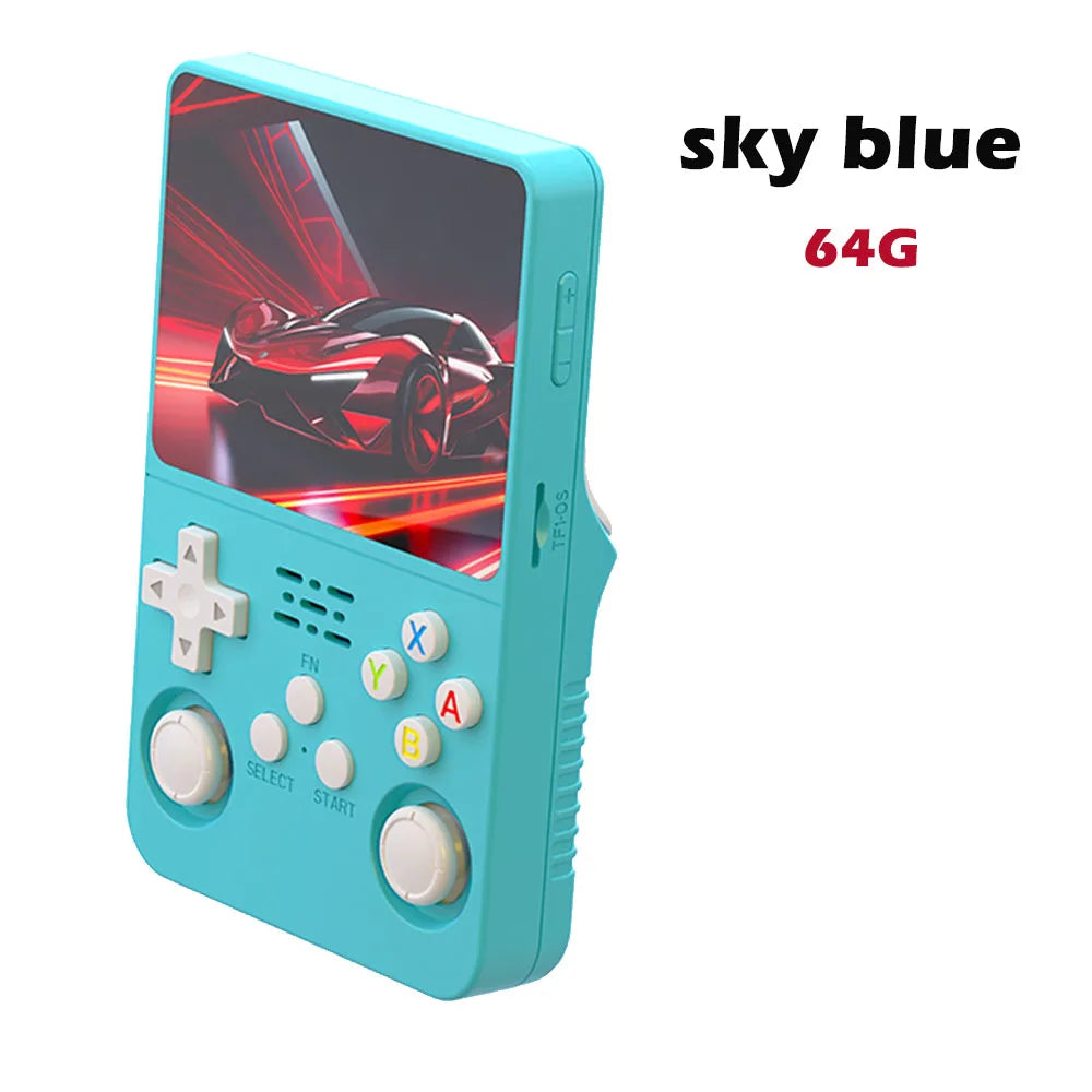 R36S Retro Handheld Video Game Console Linux System 3.5 Inch IPS Screen Portable Player 64GB GamesMultiple colors are available