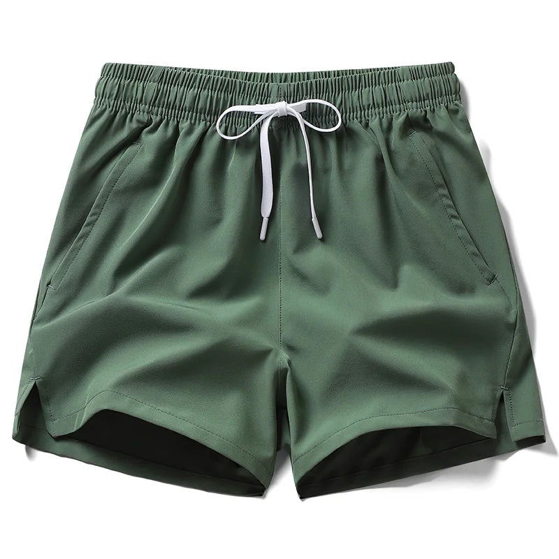 American Couple High Elastic Shorts, Triple Pants, Sports Basketball Shorts, Quick Drying Training, Running, Fitness, Summer
