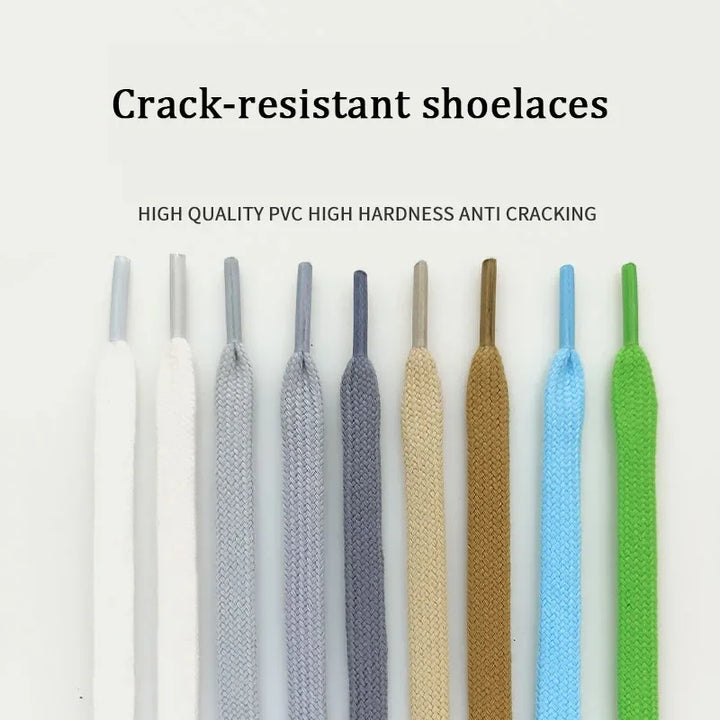 New Flat Cotton Shoelaces for Sneakers AF1 AJ1 Shoelace High-top Canvas Casual Shoe Laces No Elasticity Shoestrings Men Women