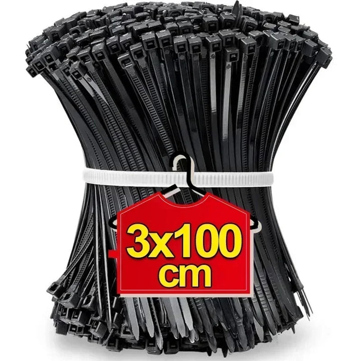 Wholesale Self Locking Nylon Cable Ties Plastic Cord Tie Heavy Duty Cables Fastening Rings Loop Hardware Organizer Wire Straps