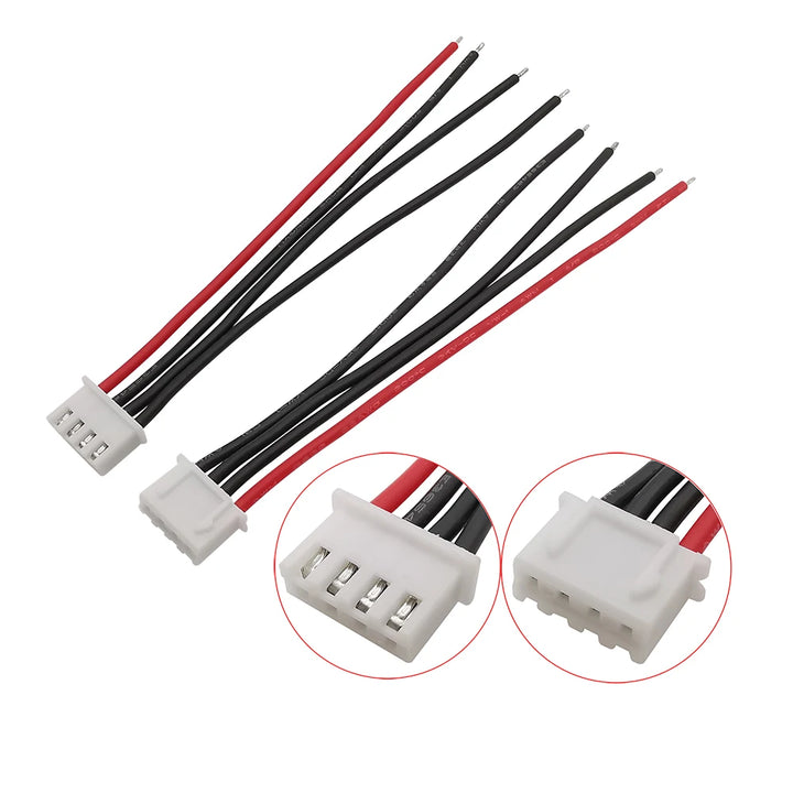 5/10Pcs JST XH Connector 1S 2S 3S 4S 5S 6S 7S LiPo Battery Balance Charger Plug Cable 10cm 15cm 20cm 22AWG Silicone Wire