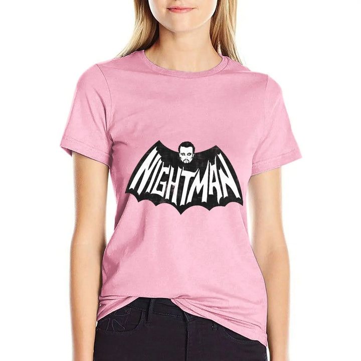 DayMan V NightMan T-Shirt Blouse Aesthetic clothing cropped t shirts for Women