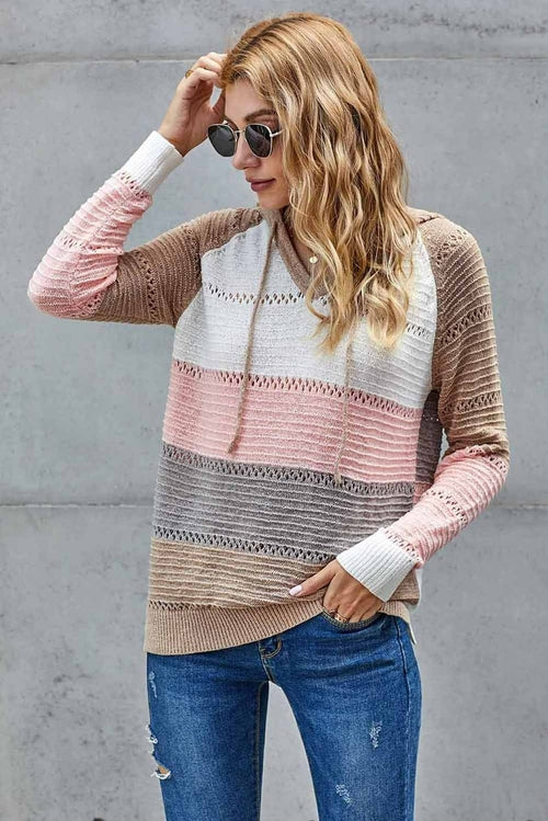 Beach Bonfire Knitted Hoodie