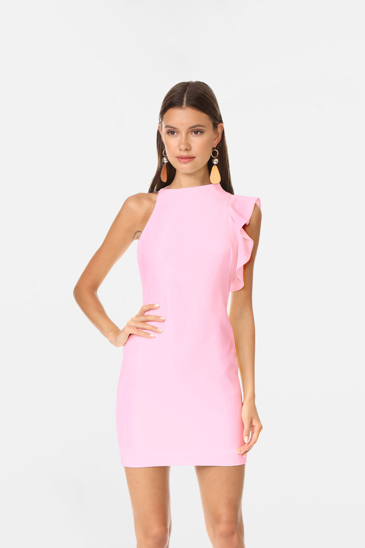 Lesi cocktail dress light pink