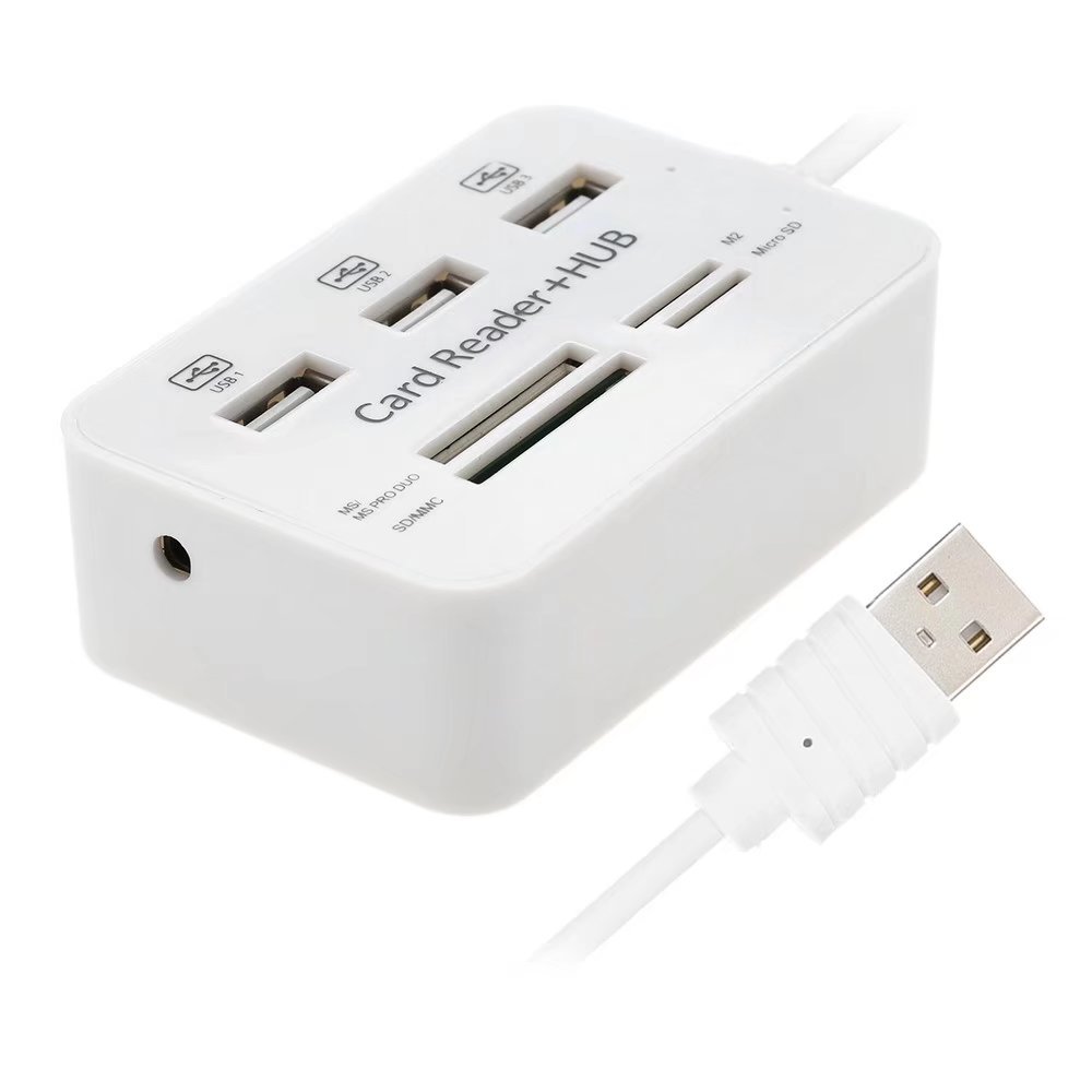 3-Port USB2.0 HUB with Card Reader