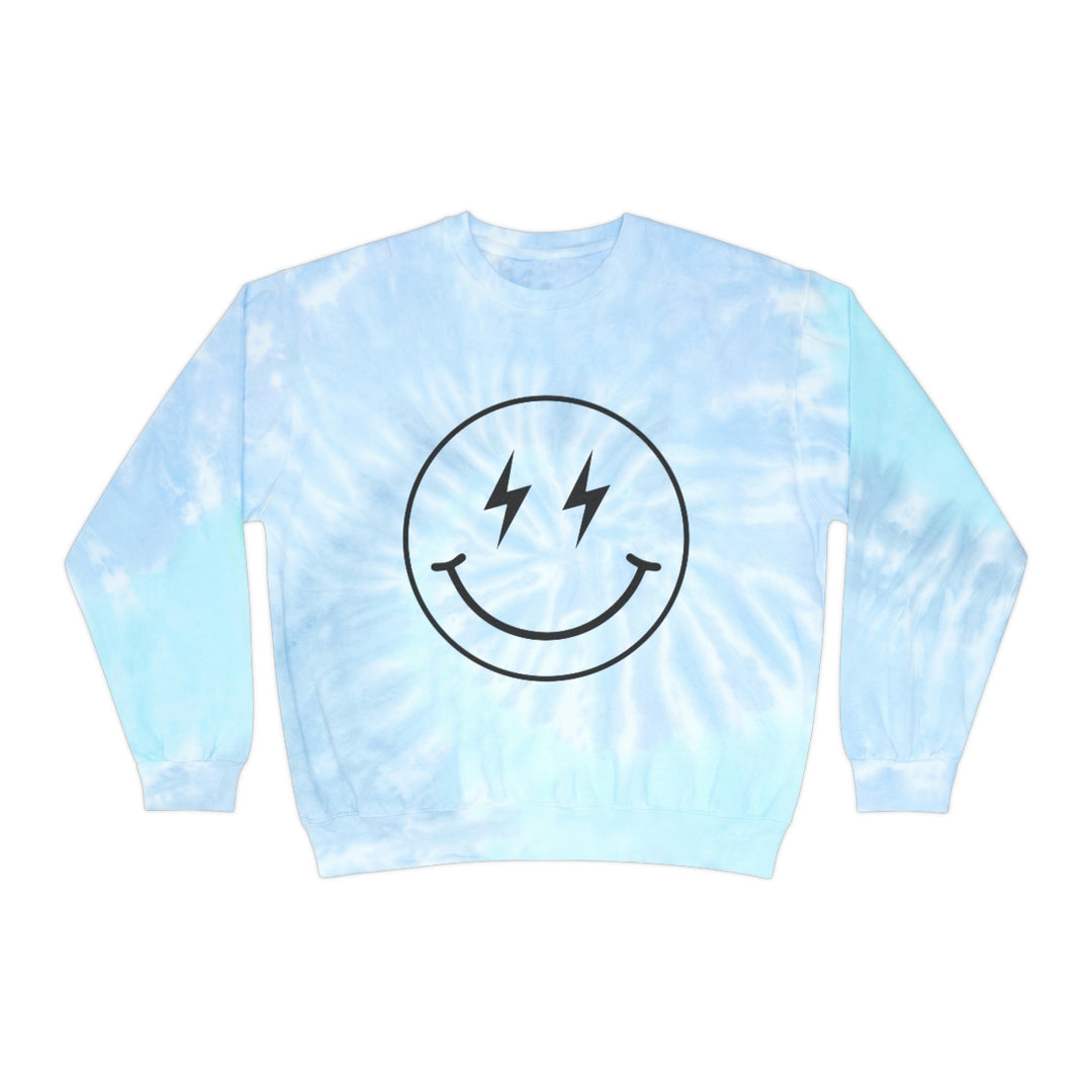 Tie-Dye Smile Sweatshirt