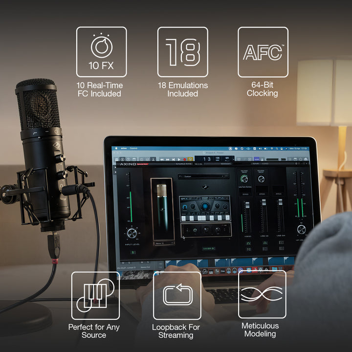 Antelope Audio - Axino recording system | Podcast microphone