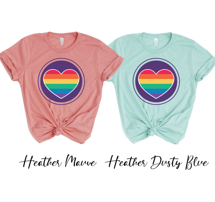 Rainbow Heart T-shirt