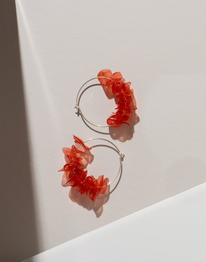 Alice Coral Hoops