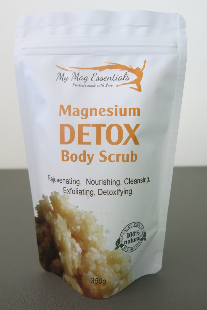 Magnesium DETOX Body Scrub 350ml Stand up Pouch