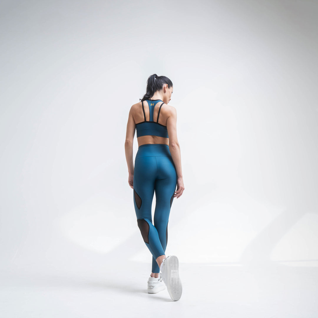 MESH LEGGINGS ZENITH BLUE