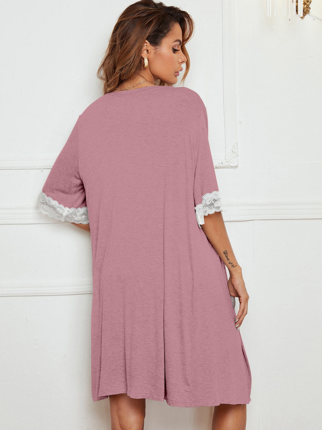 Pajama Suit Lace Women