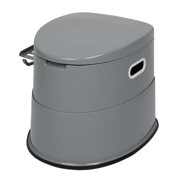 Outdoor Portable Toilet with Non-slip Mat