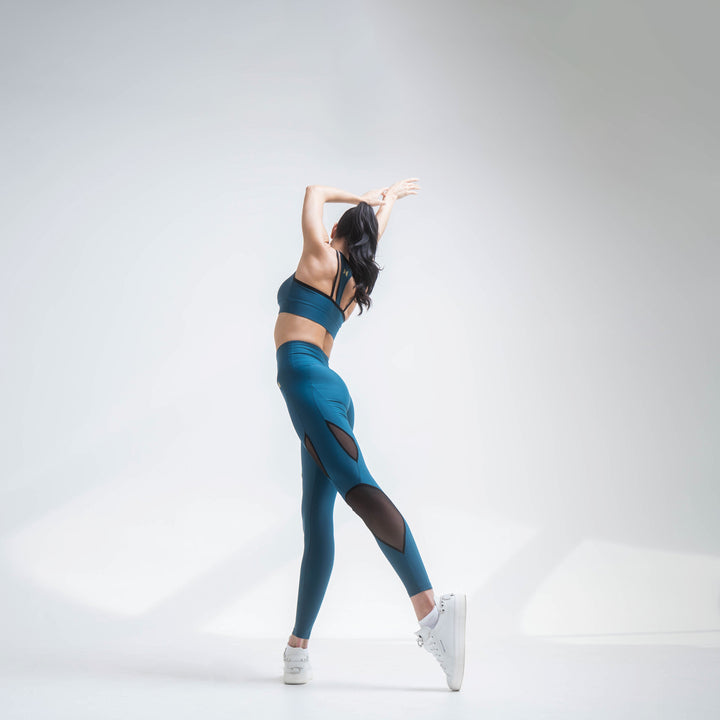 MESH LEGGINGS ZENITH BLUE