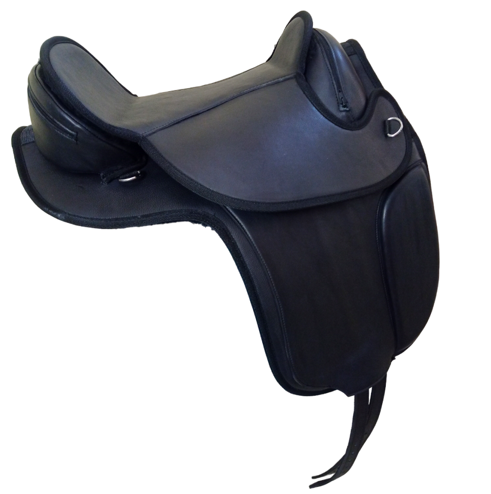 Treeless Synthetic Bareback Horse Saddle Tack Size 15" to 18" inch