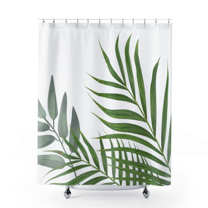 Lady Bug and Plant Shower Curtains