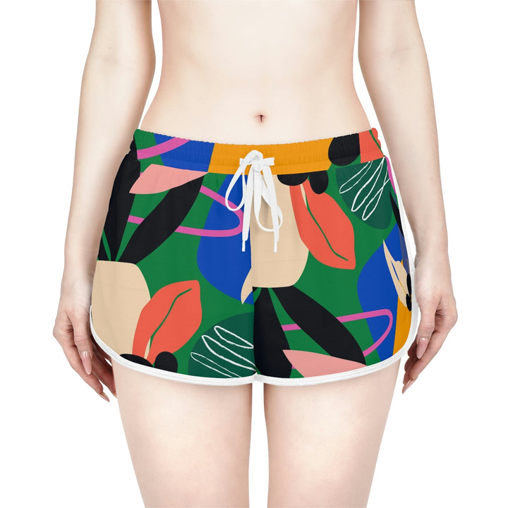 Women's Athletic Shorts - Botanical