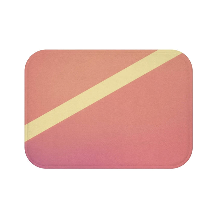 Pink Gradient Abstract Bath Mat Home Accents